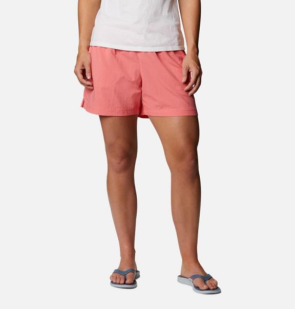 Columbia Sandy River Shorts Orange For Women's NZ4315 New Zealand